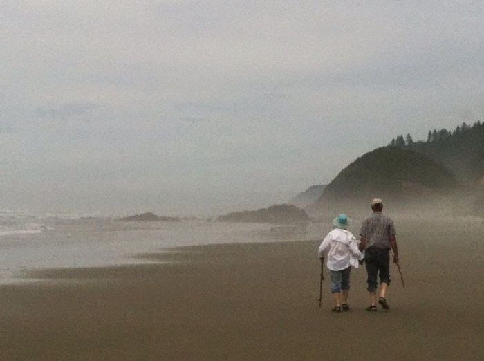Photo:- Mom & Pop on the coast courtesy of Dawn Anderson