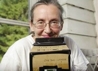 MLHolton with Pinhole Camera, Photo by M. Sui