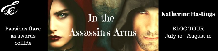 In The Assassin's Arms Blog Tour Banner