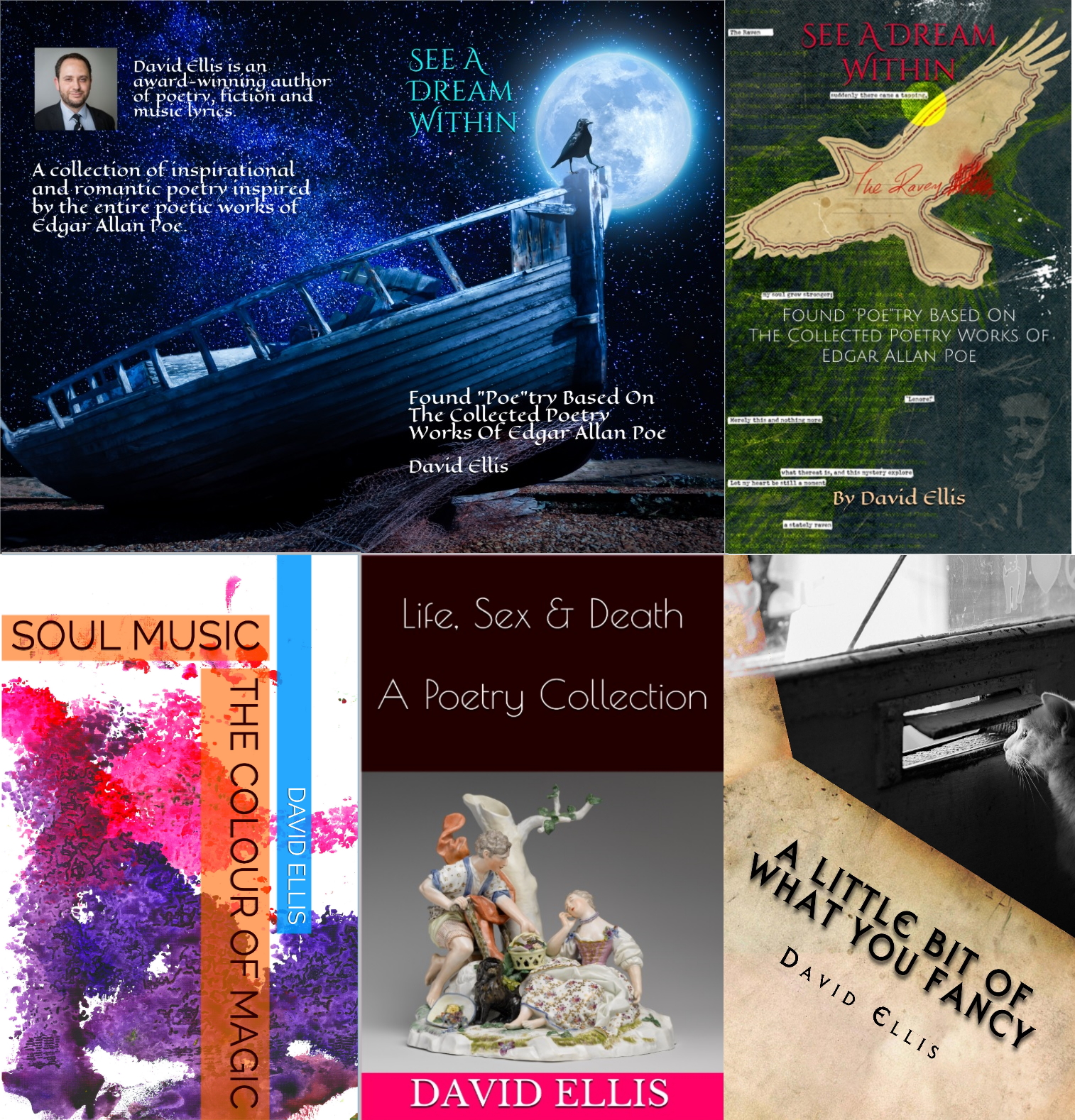 Book Collage for David Ellis